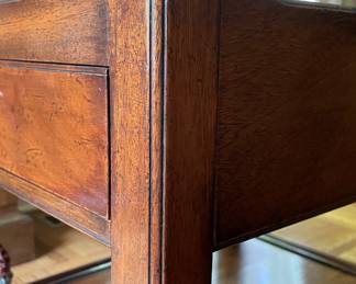 Mahogany Side Table with Drawer & Shelf. Photo 3 of 5.