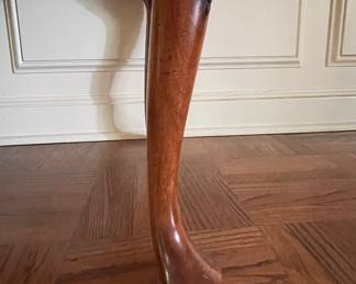 Caledonian Reproduction Walnut Queen Anne Arm Chair - 2 Available. Each Measures 24" W x 17" D. Photo 4 of 4.