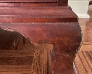 Antique Side Table with Drawer. Measures 23" W x 18" D x 28.5" H. Photo 5 of 5.