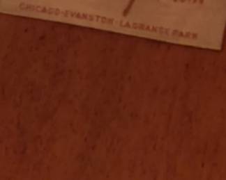 Vintage John A. Colby & Sons Game Table. Measures 30" x 30." Photo 3 of 4.