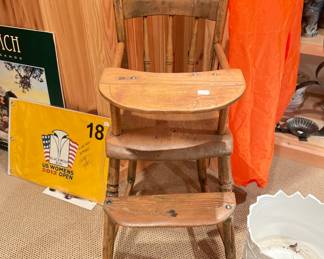 Wood Highchair.