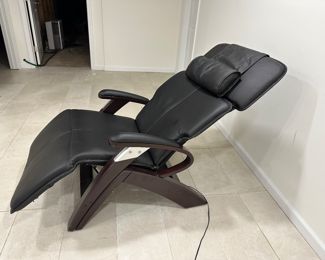 Zero Gravity Black Leather Recliner