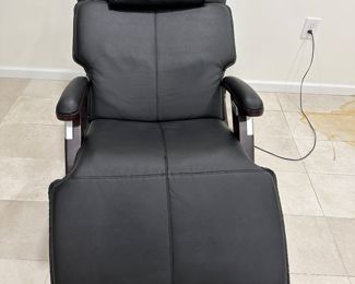 Zero Gravity Black Leather Recliner