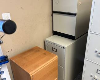 3 -2 DRAWER FILE CABINETS.