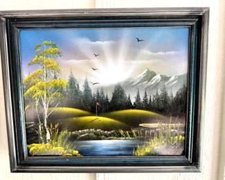 Beautiful artwork throughout the home! 