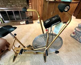 This is a RARE SCHWINN AIR-DYNE exercise bike! So cool and in excellent condition! 
