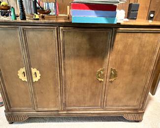 Another piece of MCM Stereo/TV cabinet with an Asian influence! Truly beautiful piece! 