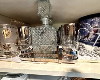 MCM Decanter and glasses! 