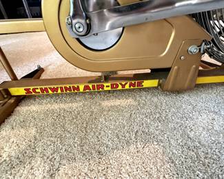 This is a RARE SCHWINN AIR-DYNE exercise bike! So cool and in excellent condition! 