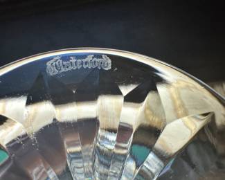 Cleaned out and rearranged the small China cabinet in the kitchen! Lovely items began to appear! Signed Waterford Crystal Stemware and lovely English Tea Cups and Saucers! AND more! 