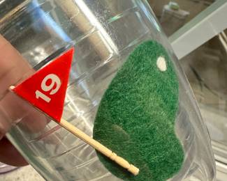Set of three EXCELLENT golf tumblers! (Made like Tervis!) 