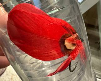 Set of three EXCELLENT fishing fly tumblers! (Made like Tervis!) 