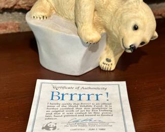 Adorable Eva Dalberg Polar Bear with certificate!