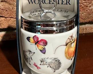 MINT IN ORIGINAL BOX! Royal Worcester Egg Coddler! Made in England!