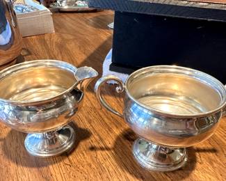 FRANK WHITING & COMPANY STERLING SUAGR AND CREAMER! ABSOLUTELY MINT!
