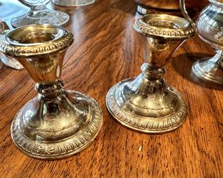 REVERE STERLING CANDLESTICKS! Lovely! 