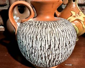 ECKHARDT & ENGLER - 'Rinde' - Mid Century Terracotta Pitcher - Germany - C.1957