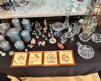 Swarovski Crystal Animals with boxes! Pewter figurines and other great collectibles! 