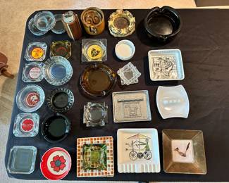 Collection of Vintage Ashtrays and Lighter! Many 1960s/70s Las Vegas Casinos!