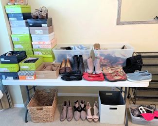 Women's shoes and boots, sizes 9.5-10.