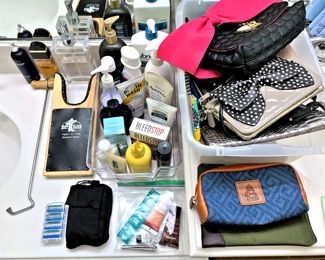 Toiletries, wallets, etc.