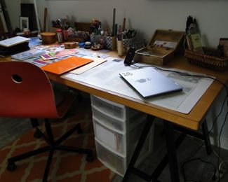 Large functional office desk