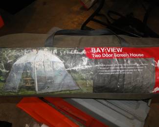 Bay View Two Door Screen House, otherwise known as an outdoor gazebo