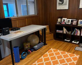 Books, bookcases, rugs and more