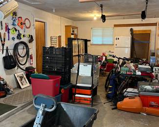 Bins and buckets, and other cool garage things too