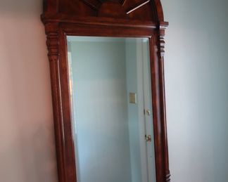 5            entry  way  mirror  with  beveled glass     25 1/2"  x  33"                 