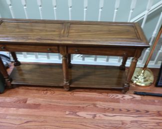 11       Library  table     14 1/2"  x  50  "      