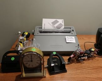 Brother  typewriter   -other  office  items