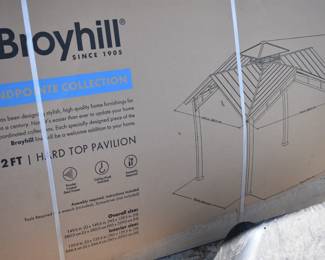 Broyhill Hard Top Pavilion 12' x12' comes in 3 original unpacked boxes