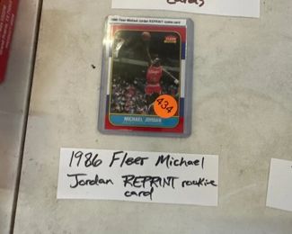 1986 MICHAEL JORDAN BASKETBALL CARD
