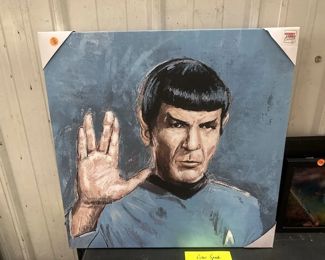 DR SPOCK STAR TREK PRINT