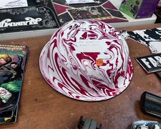 SPLATTERED ENAMEL BOWL