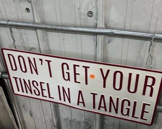 CHRISTMAS DECOR SIGN