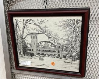 DON NORTHCUTT FRAMED PRINT 100 OAKS CASTLE