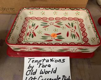 TEMPTATIONS CASSEROLE DISH