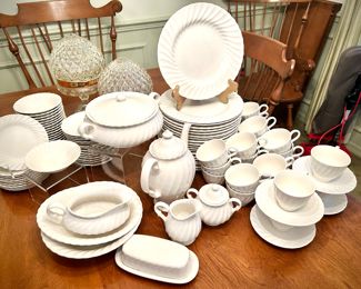Vintage Homer Laughlin 1960s Sheffield Bone White earthenware china 115+ pieces