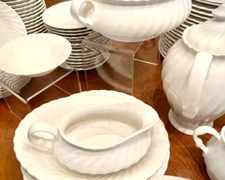 Vintage Homer Laughlin 1960s Sheffield Bone White earthenware china 115+ pieces