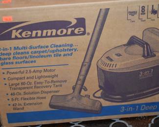 Vintage Kenmore 3-in-one Multi Surface Cleaning Vacuum - Vintage New in Box