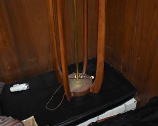 STUNNING, RARE Mid Century Modern Walnut Adrian Pearsall Floor Lamp MCM Danish Modern Designer 60s 70s with accents