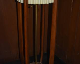 STUNNING, RARE Mid Century Modern Walnut Adrian Pearsall Floor Lamp MCM Danish Modern Designer 60s 70s with accents