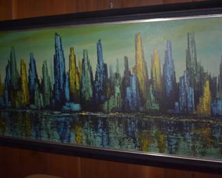 Loads of Mid-Century Art throughout this MCM House built in 1964.