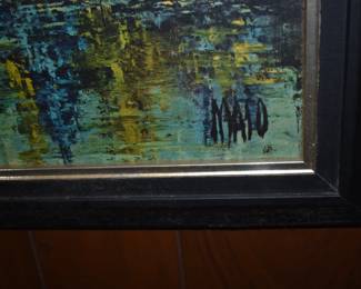 Loads of Mid-Century Art throughout this MCM House built in 1964.