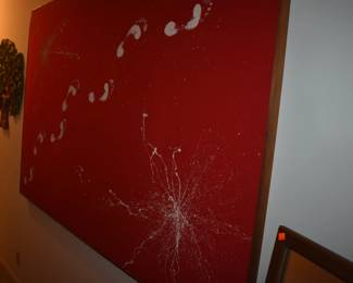 Loads of Mid-Century Art throughout this MCM House built in 1964.