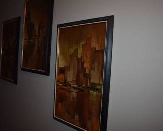 Loads of Mid-Century Art throughout this MCM House built in 1964.