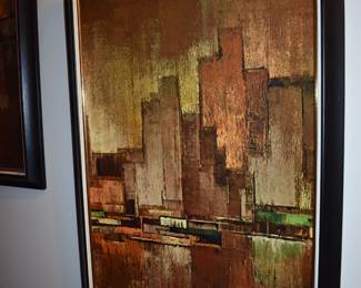 Loads of Mid-Century Art throughout this MCM House built in 1964.