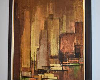 Loads of Mid-Century Art throughout this MCM House built in 1964.